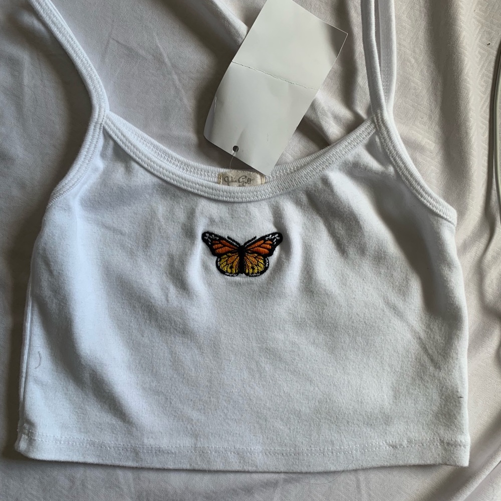 Brandy Melville John Galt Butterfly Tank Top